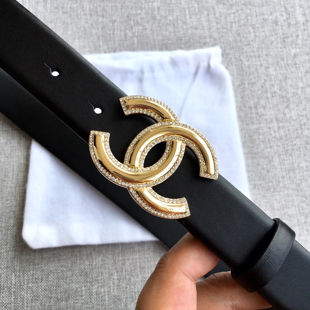C*hanel Belts Top Quality 30MM
