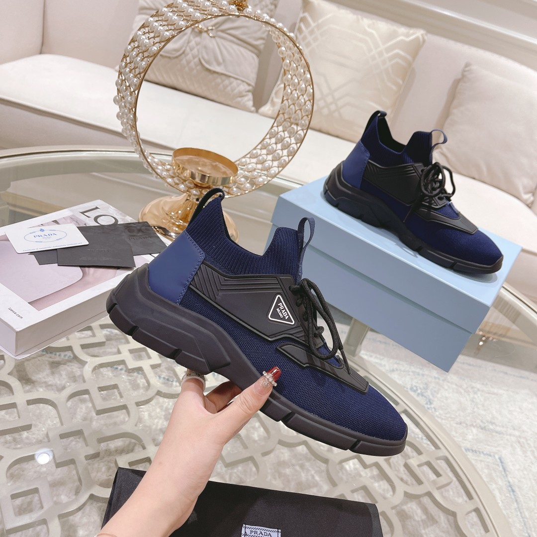 Men Women P*rada Top Sneaker