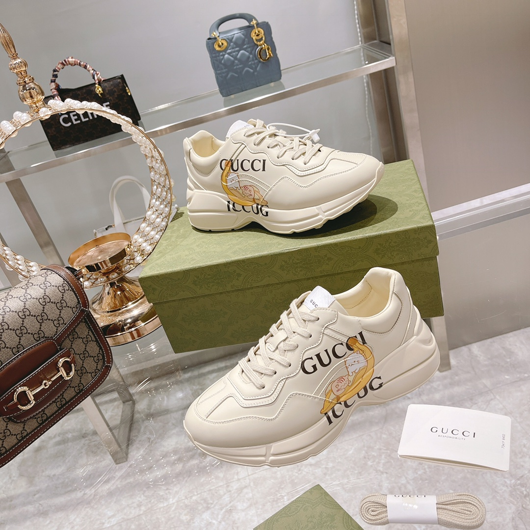 Men Women G*ucci Top Sneaker