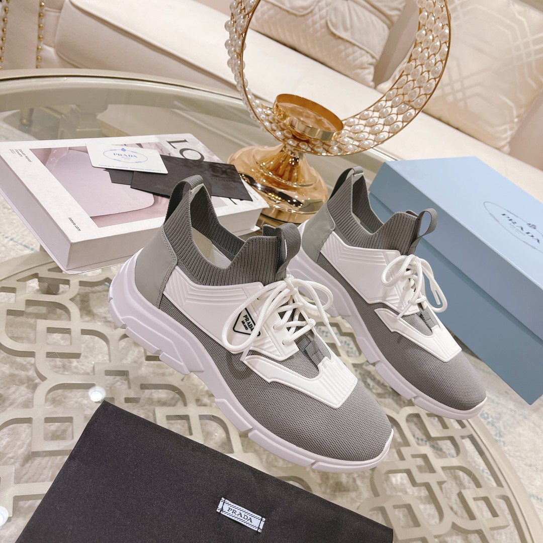 Men Women P*rada Top Sneaker