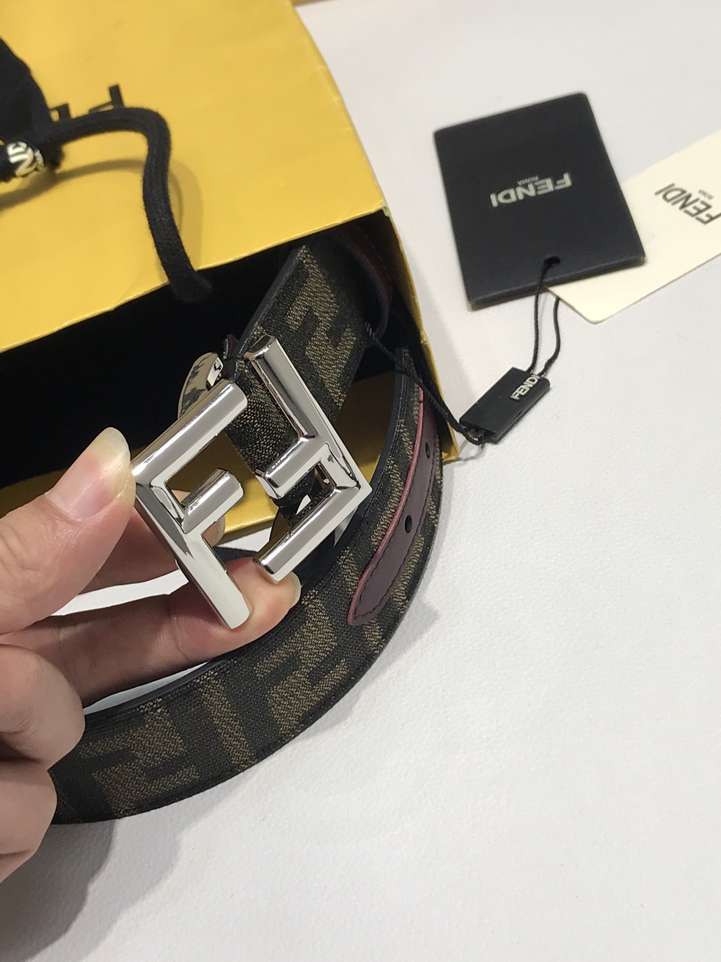 F*endi Belts Top Quality 35MM