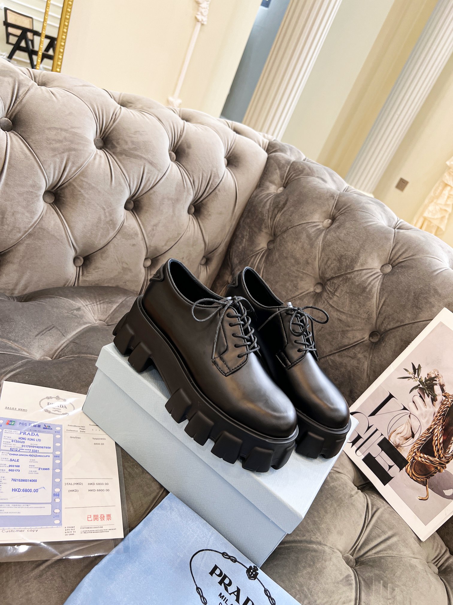 Men Women P*rada Top Sneaker