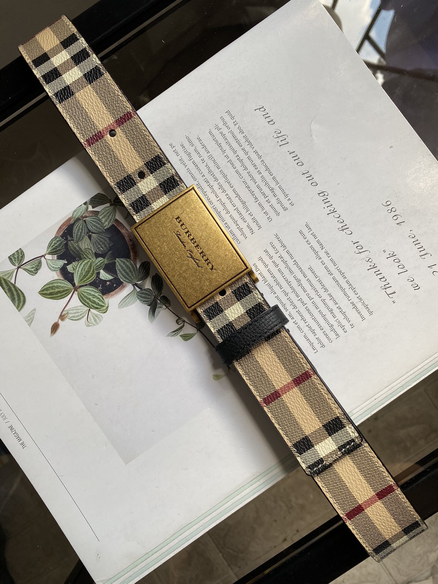 B*urberrry Belts Top Quality 35MM