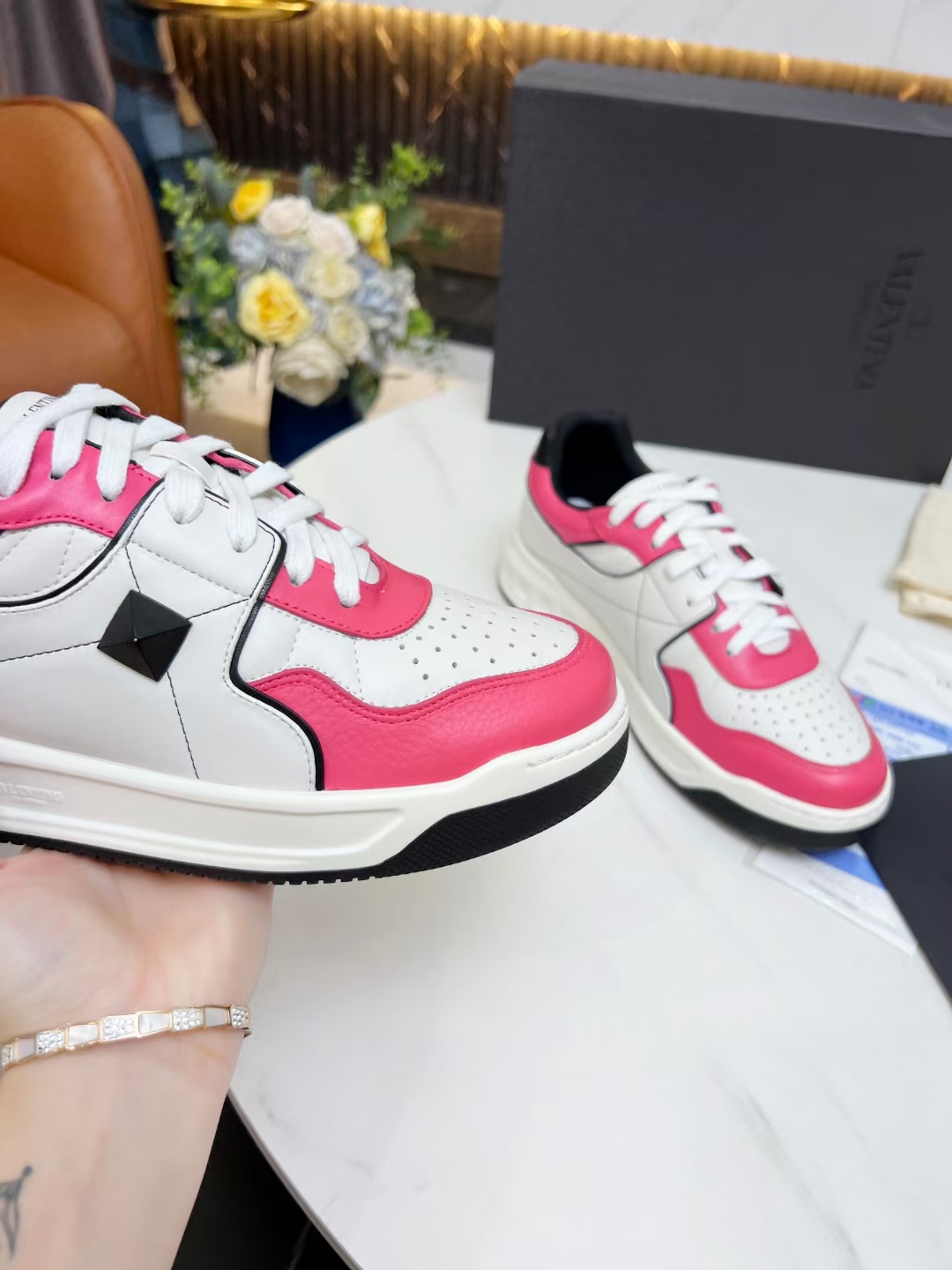 Women Men V*alentino Sneakers Maikesneakers