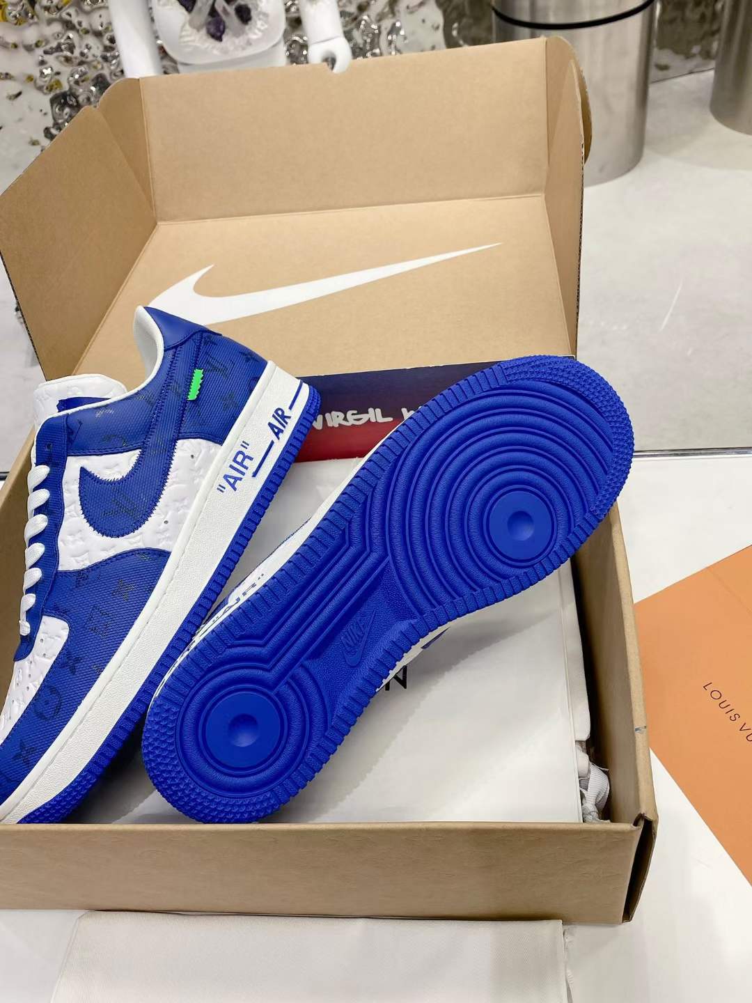 from Men Women L*ouis V*uitton x NIKE Air force1 22ss Sneakers Maikesneakers