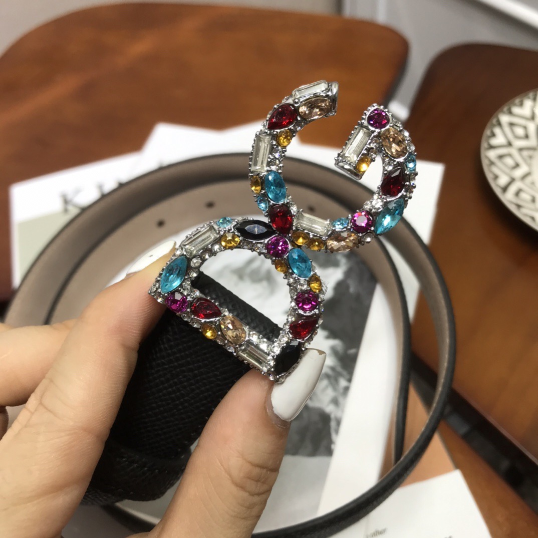 D&G Women Belts 25MM Maikesneakers