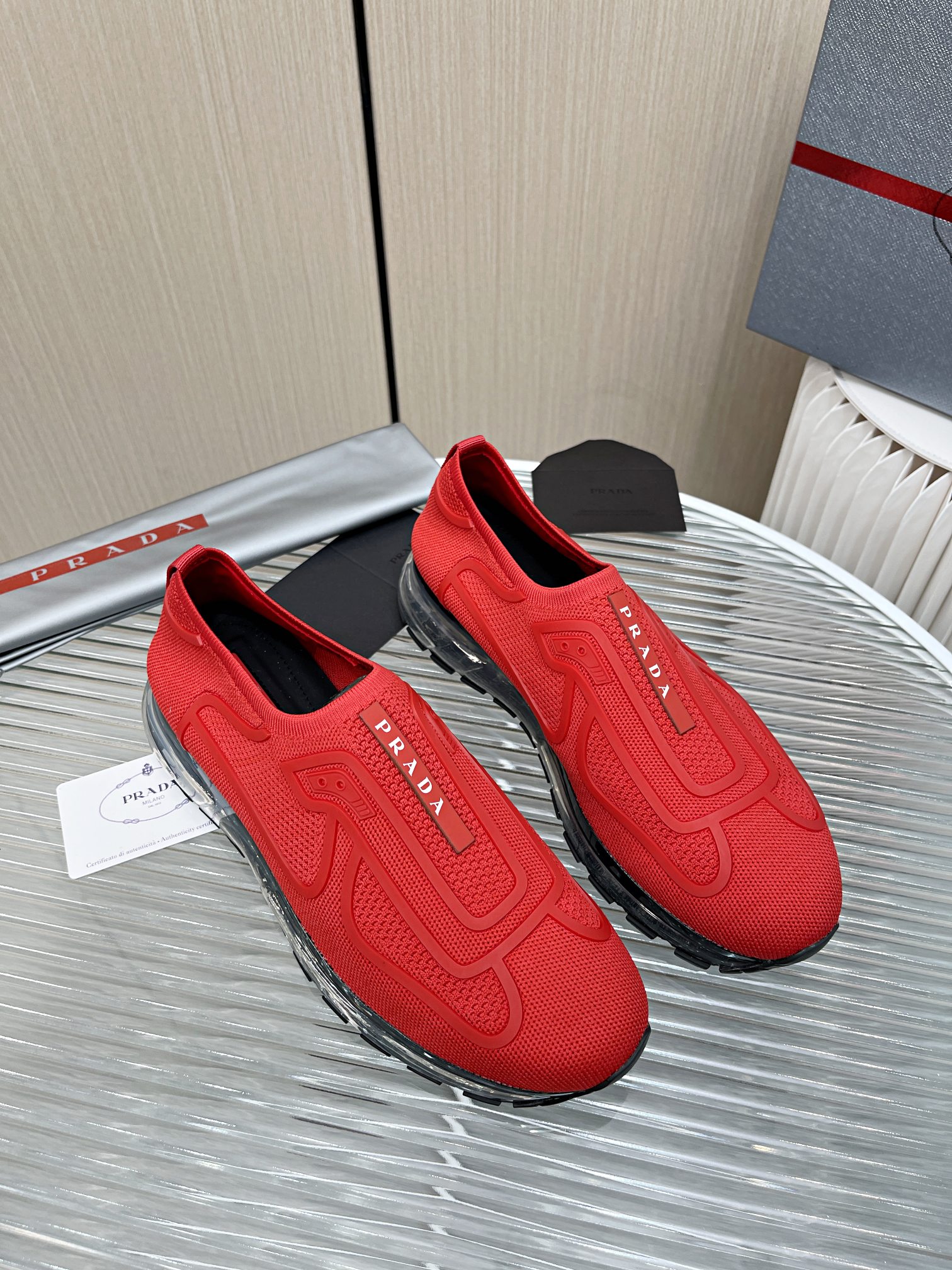 Men P*rada Top Sneaker （ ）