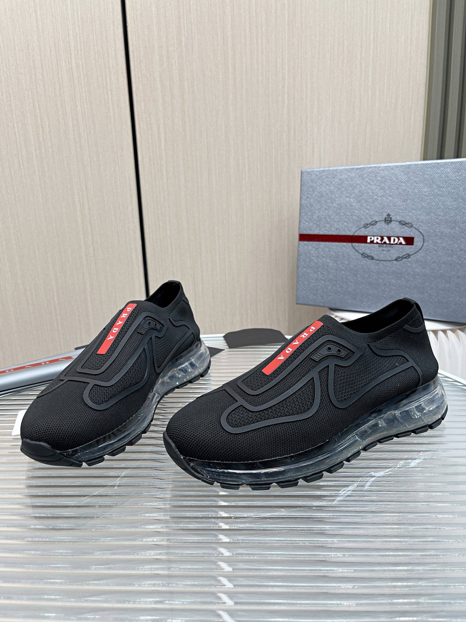 Men P*rada Top Sneaker （ ）