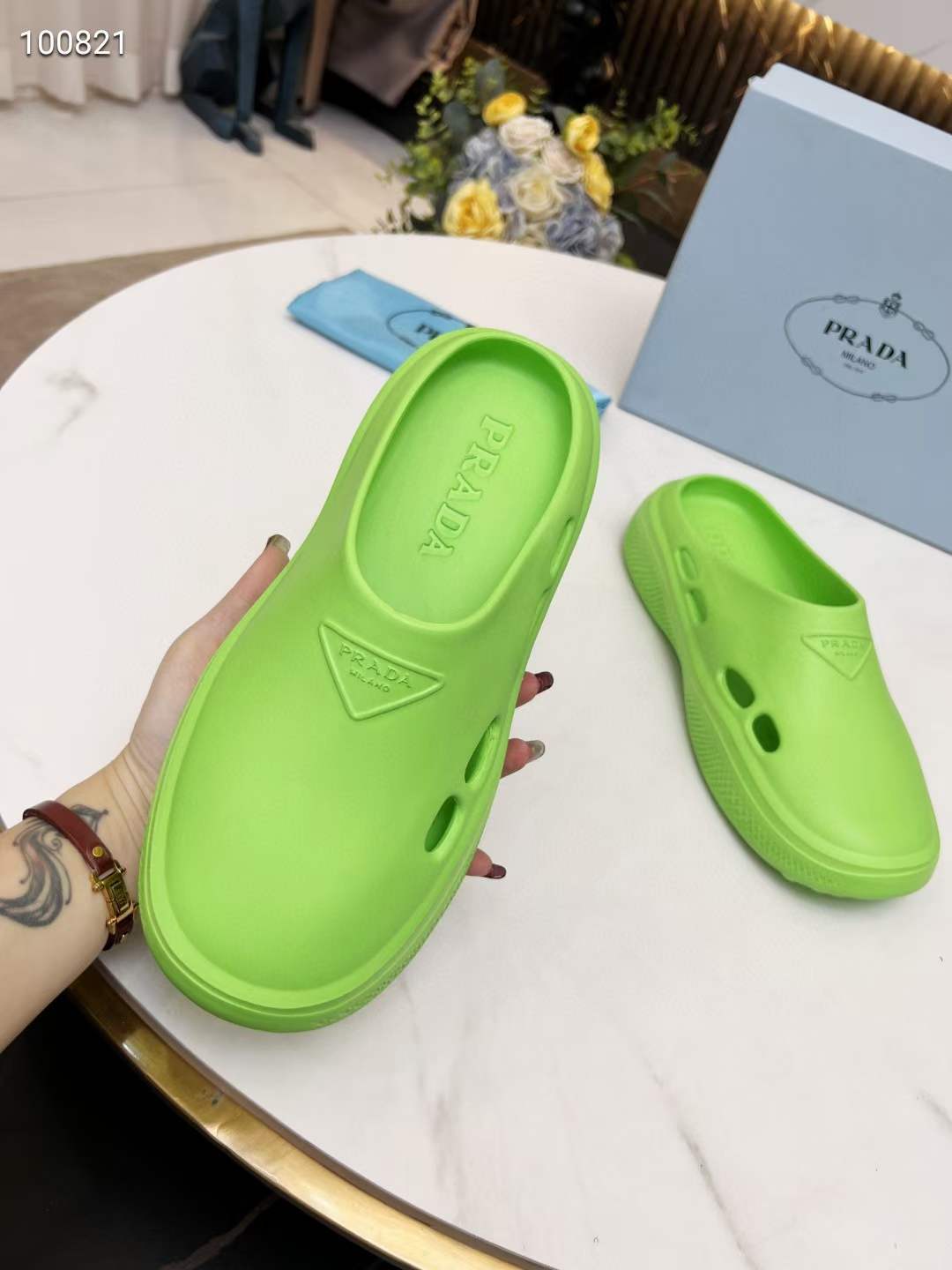 Men Women P*rada Top Slippers （ ）