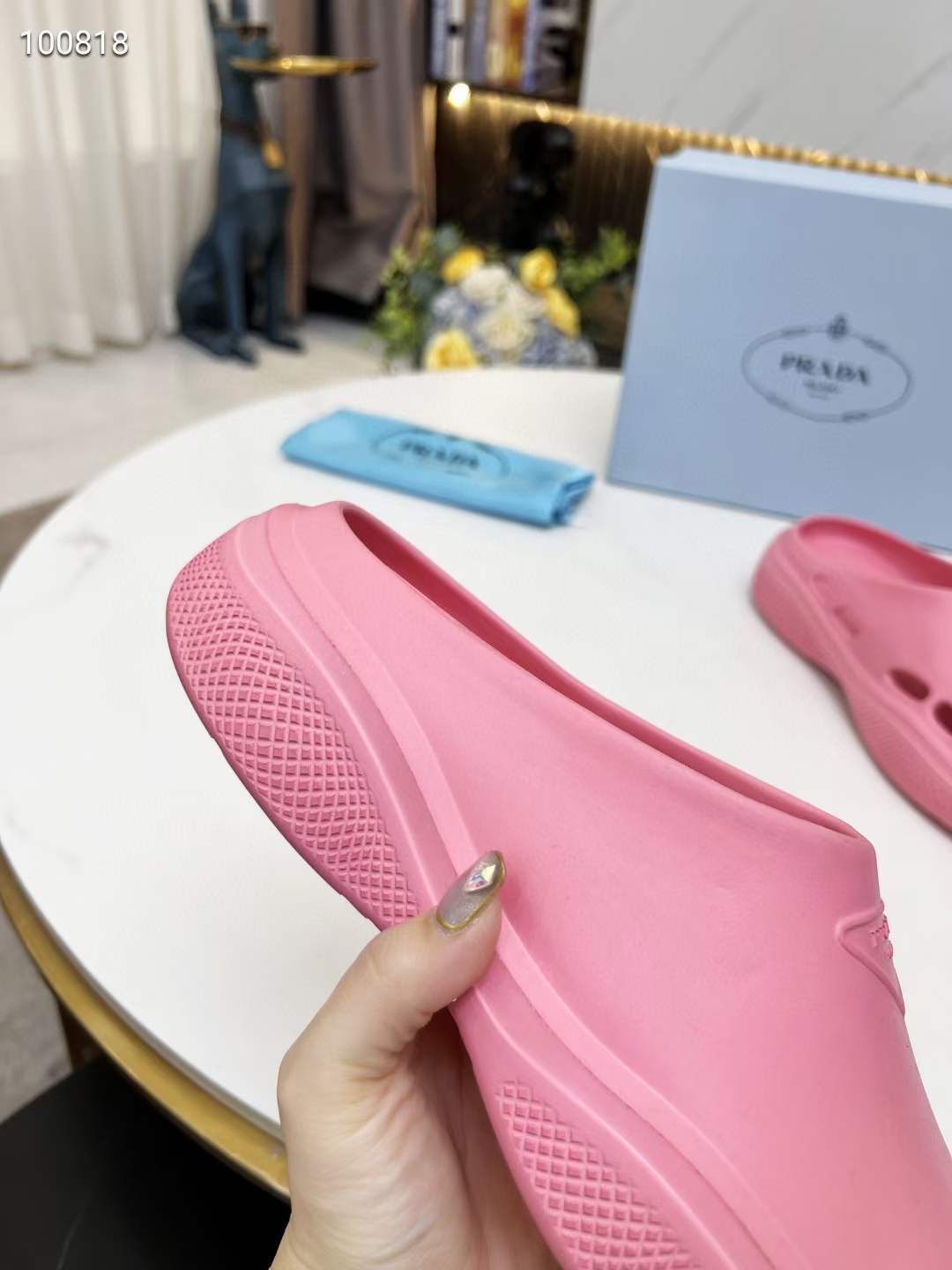 Men Women P*rada Top Slippers （ ）