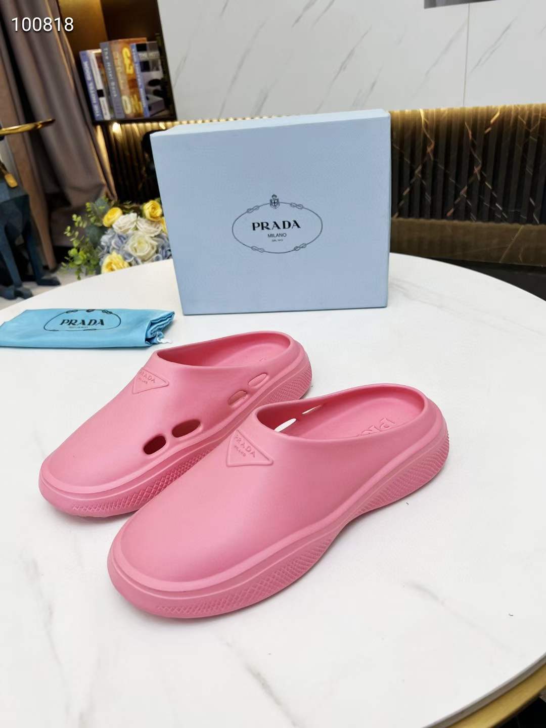 Men Women P*rada Top Slippers （ ）