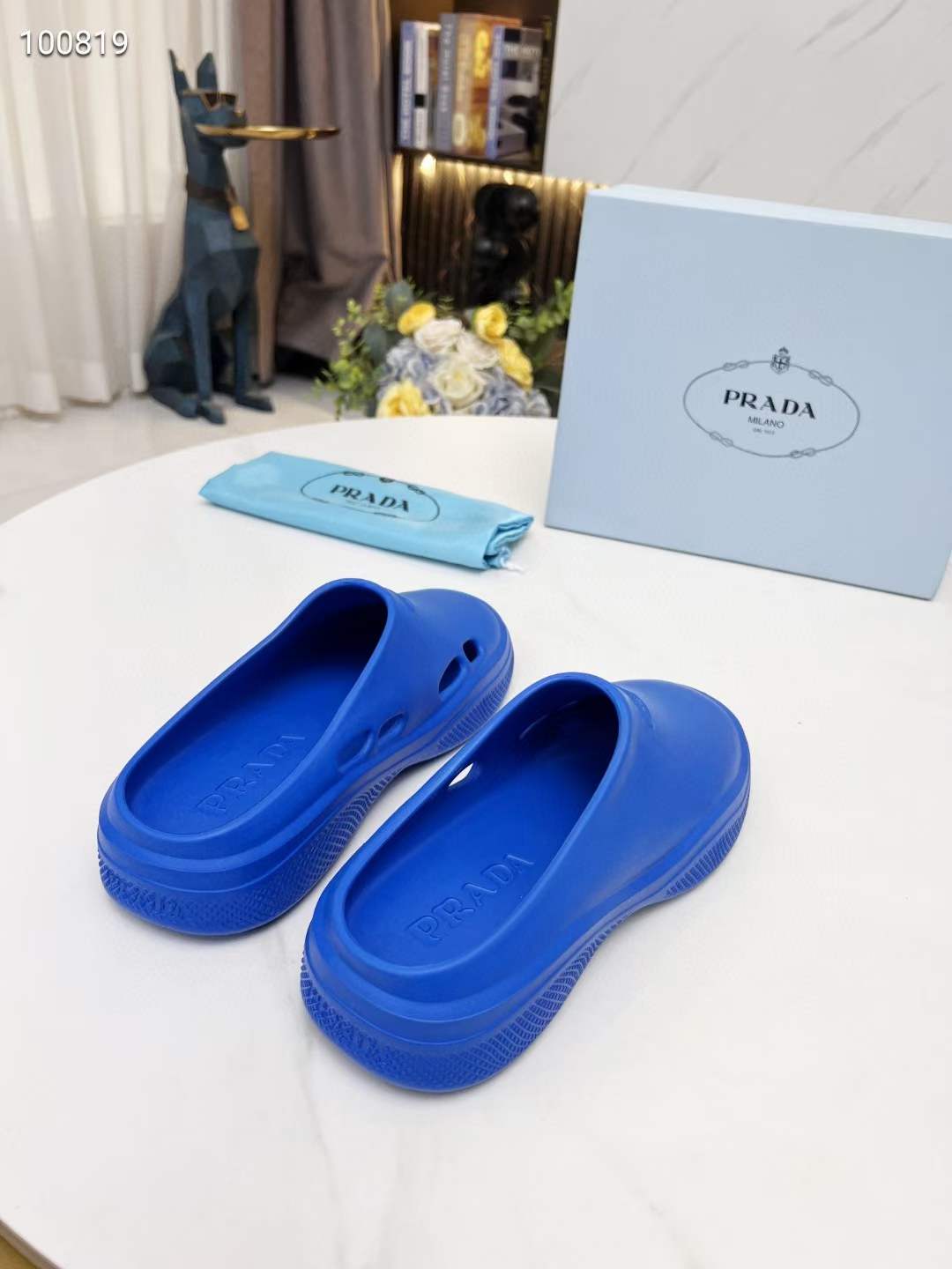 Men Women P*rada Top Slippers （ ）