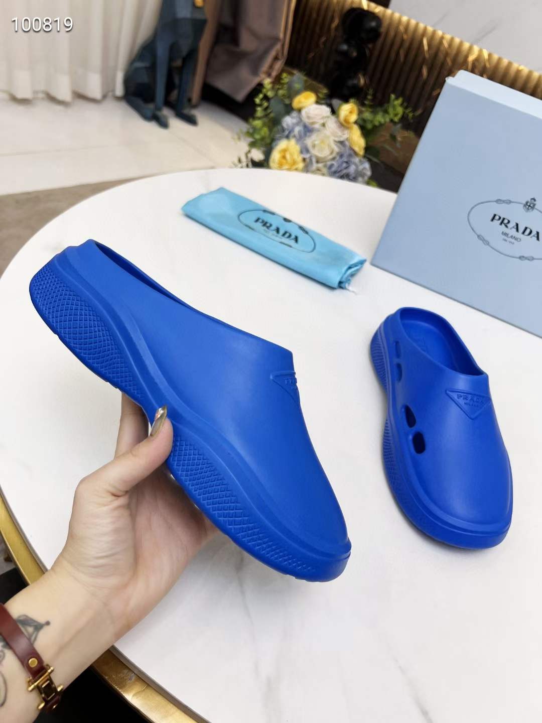 Men Women P*rada Top Slippers （ ）