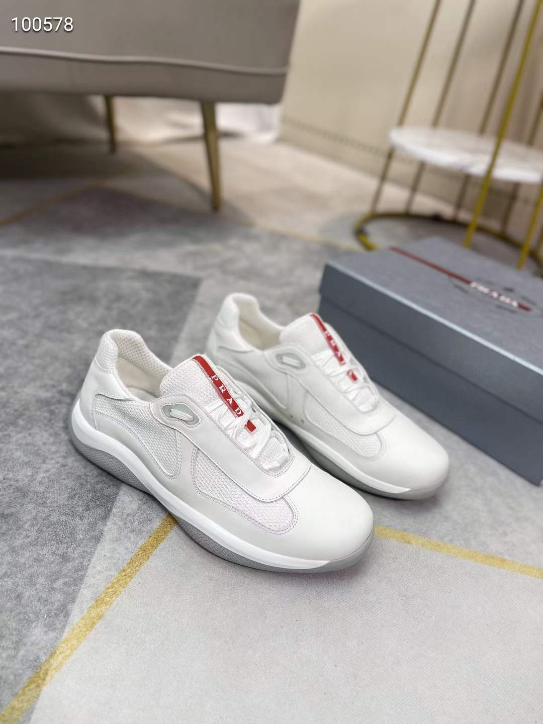 Men P*rada Top Sneaker （ ）