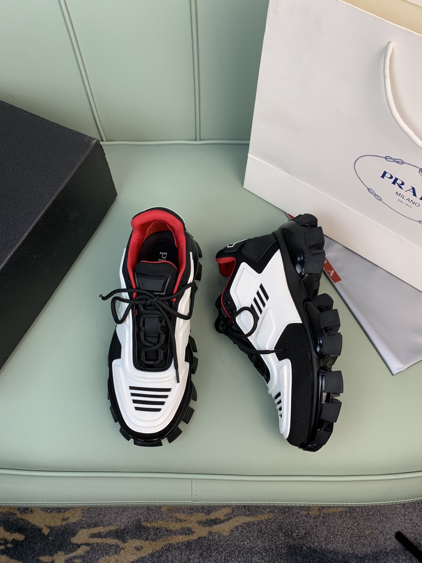 Men P*rada Top Sneaker （ ）