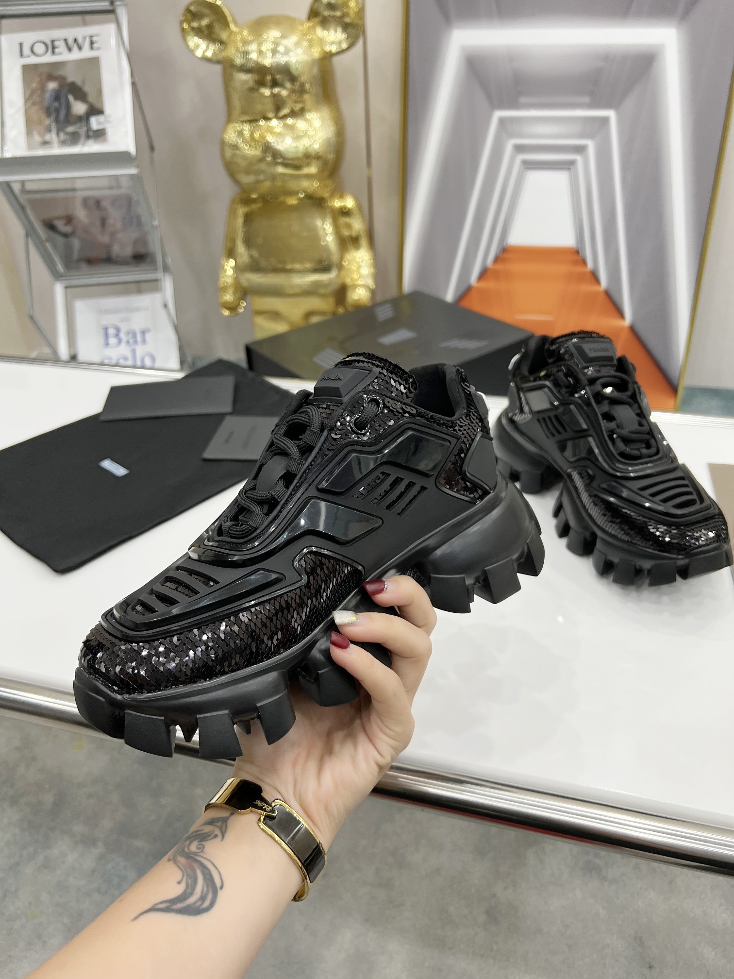 Men P*rada Top Sneaker （ ）