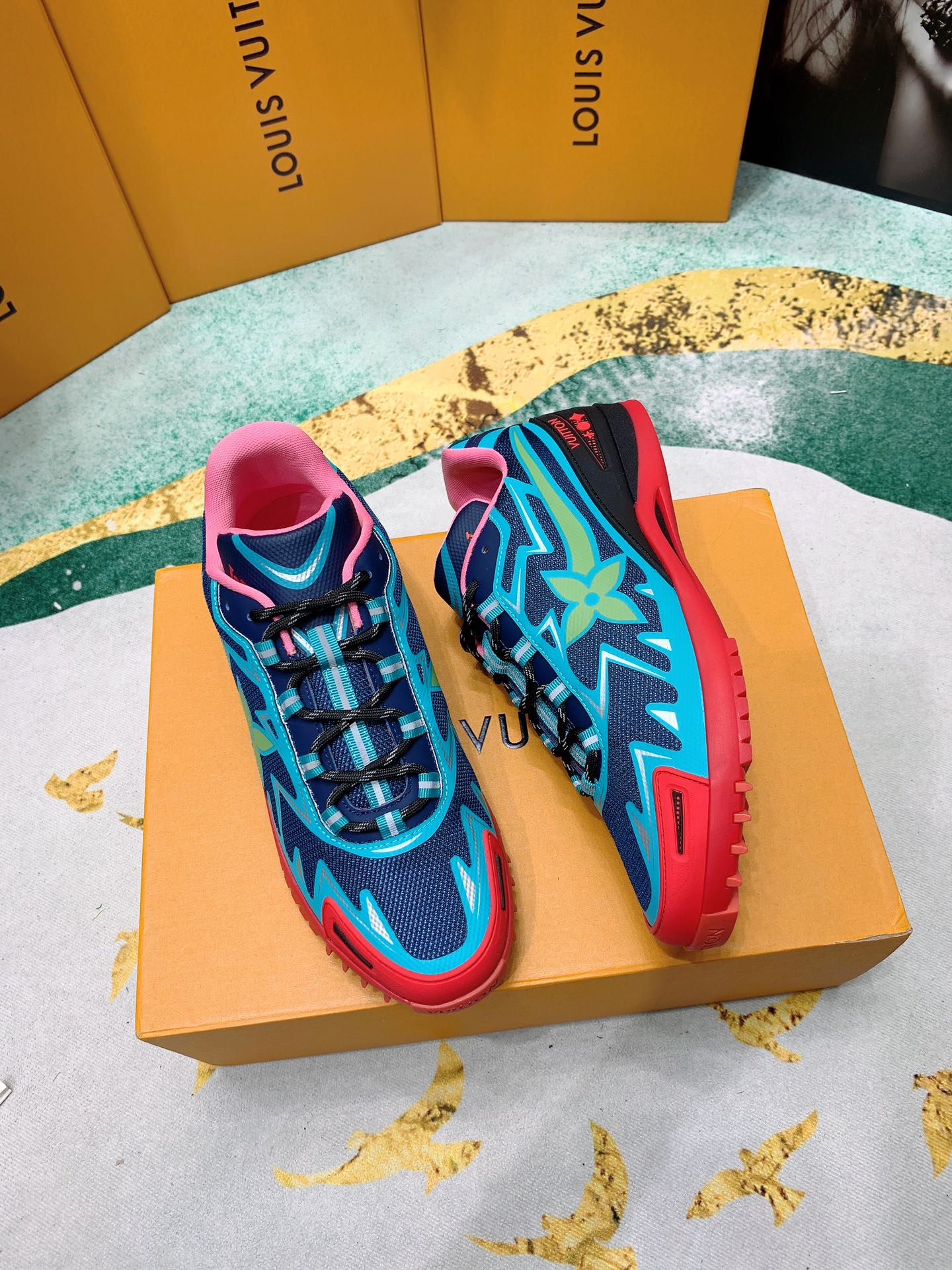 Men Women L*ouis V*uitton Top Sneaker Maikesneakers