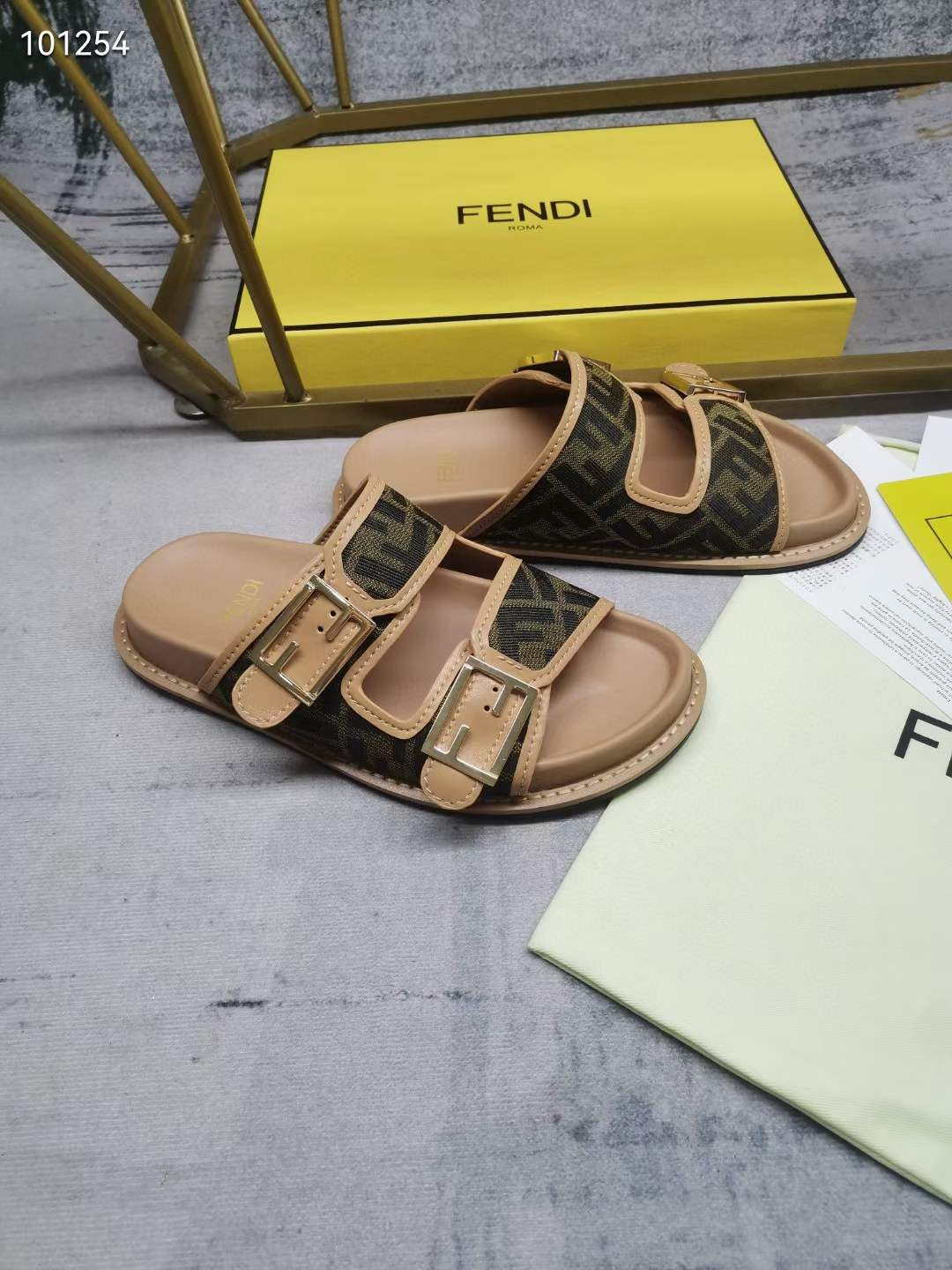 Women Men F*endi Top Sandals （ ）