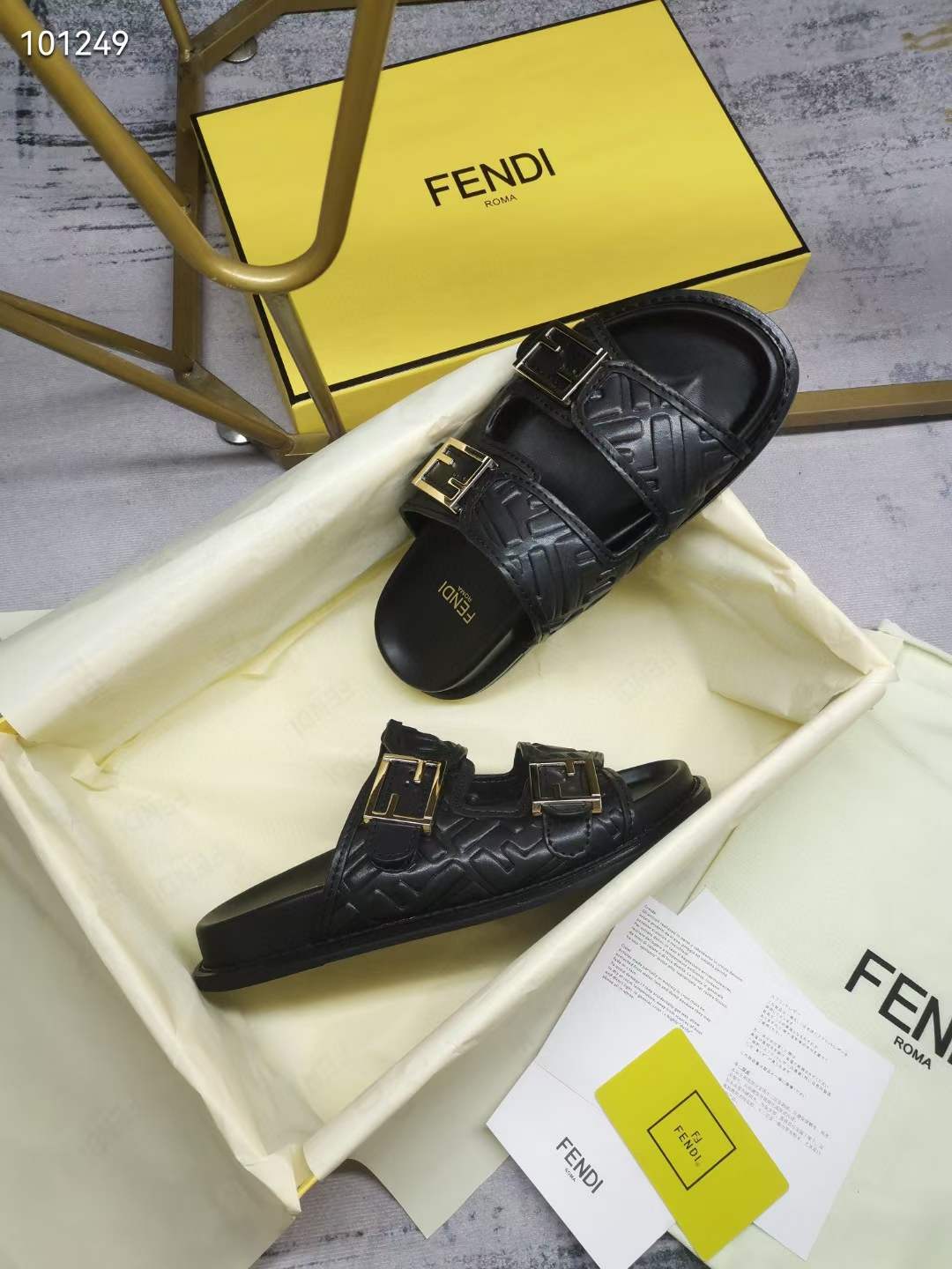 Women Men F*endi Top Sandals （ ）