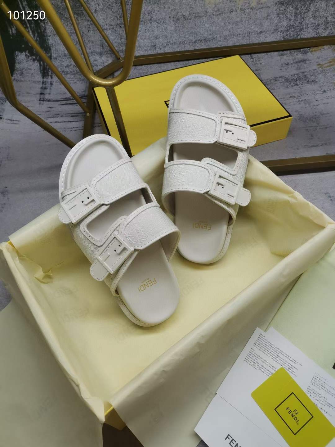 Women Men F*endi Top Sandals （ ）