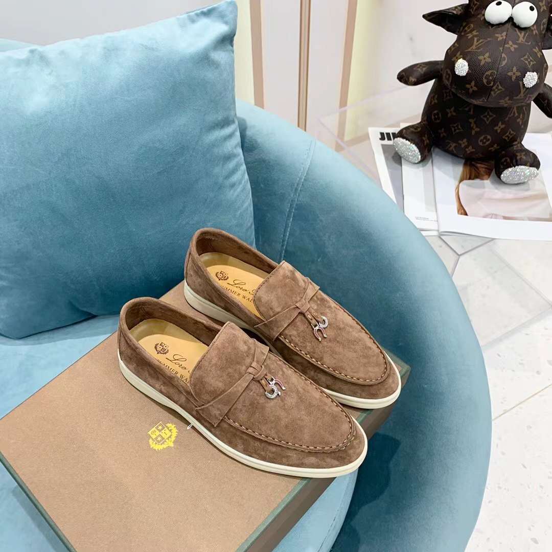 Men Women L*oro P*iana Top Loafer （）
