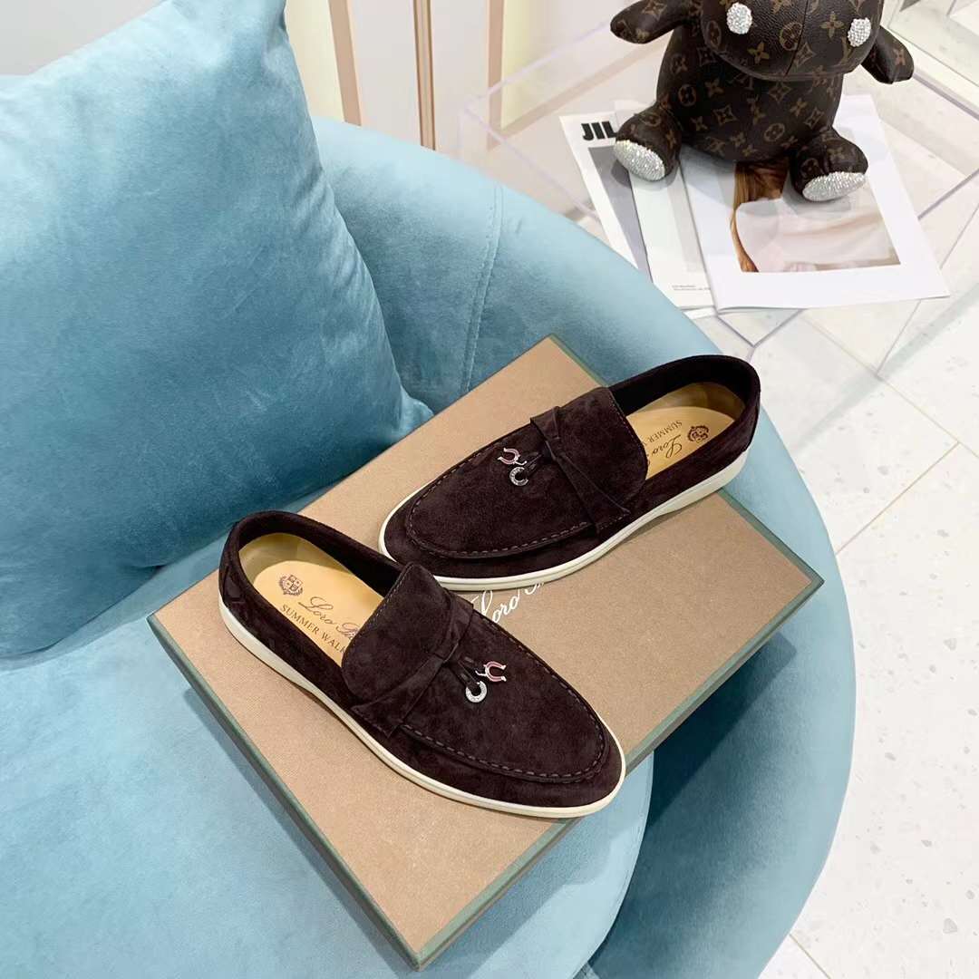 Men Women L*oro P*iana Top Loafer （）
