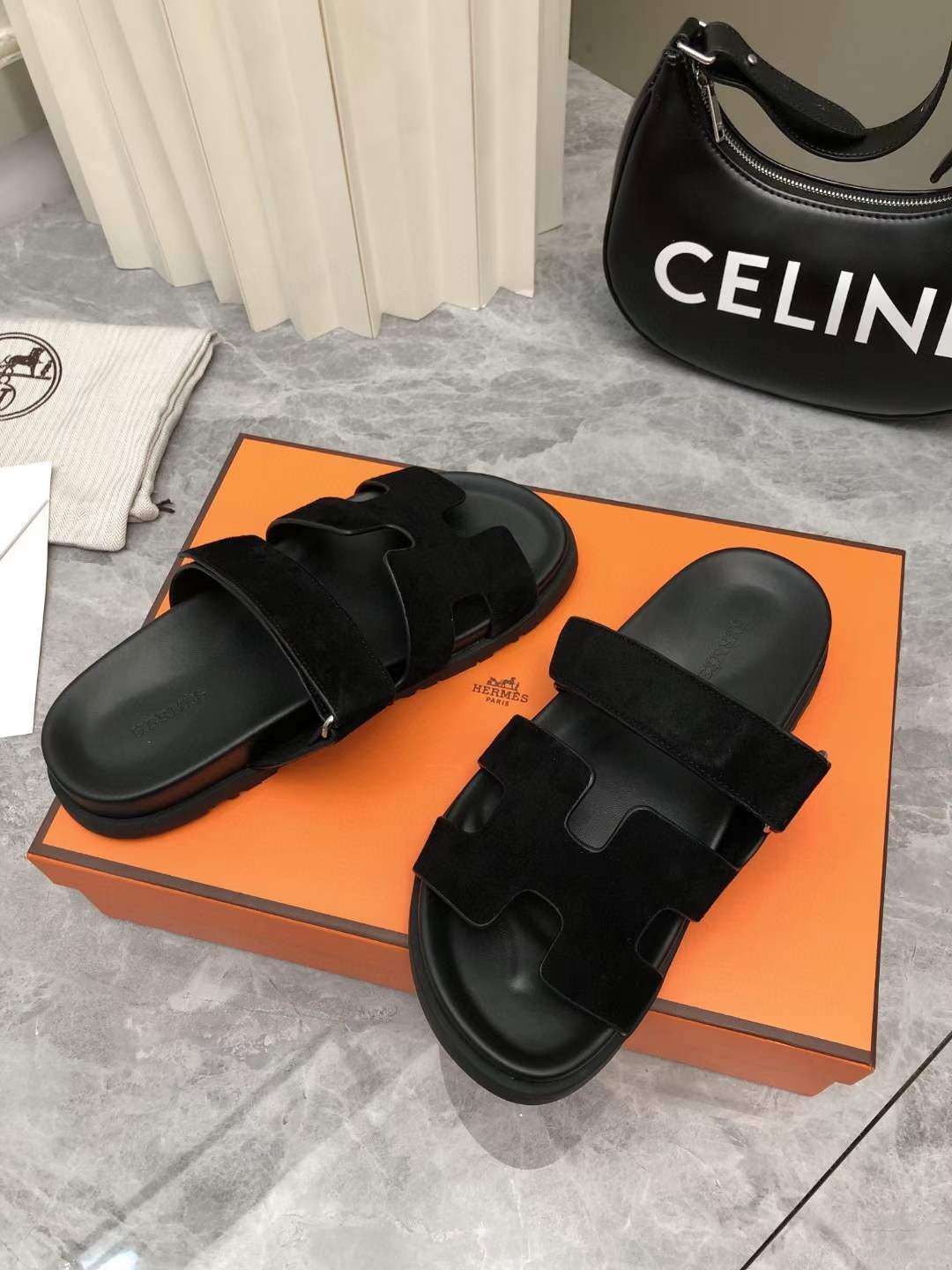 Men Women H*ermes Top Sandals