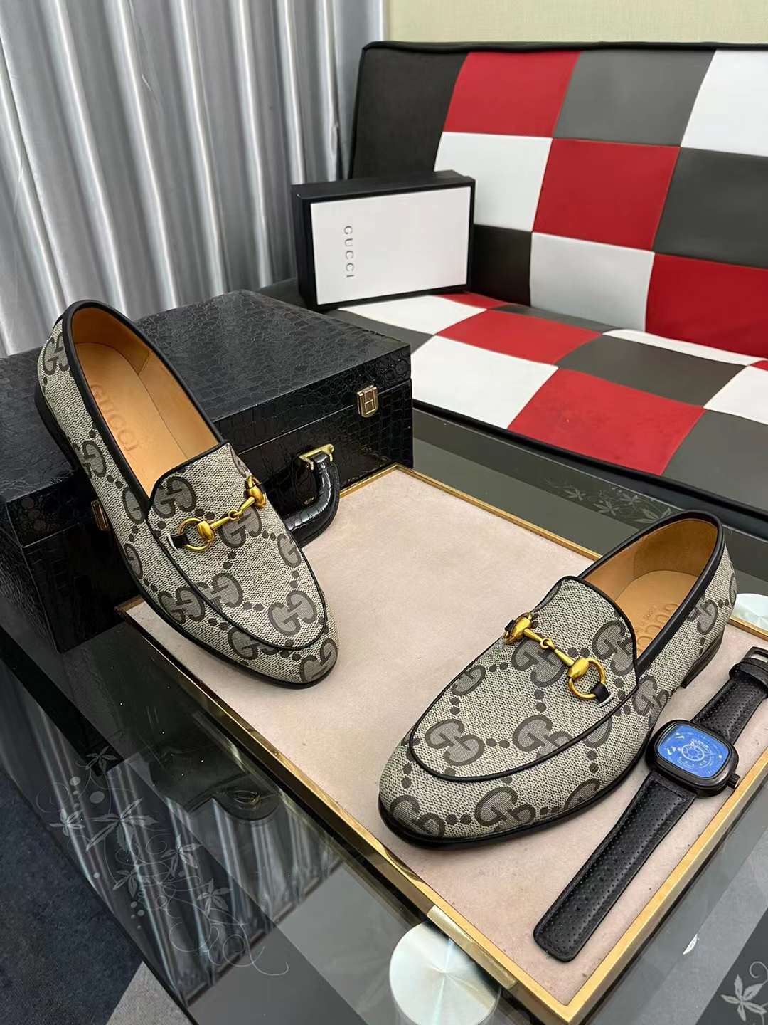 Men G*ucci Top Sneaker