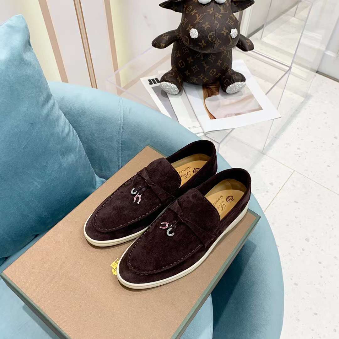 Men Women L*oro P*iana Top Loafer （）