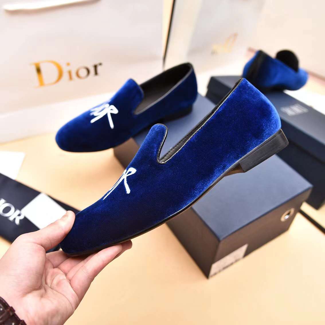 Men D*ior Top Sneaker（）