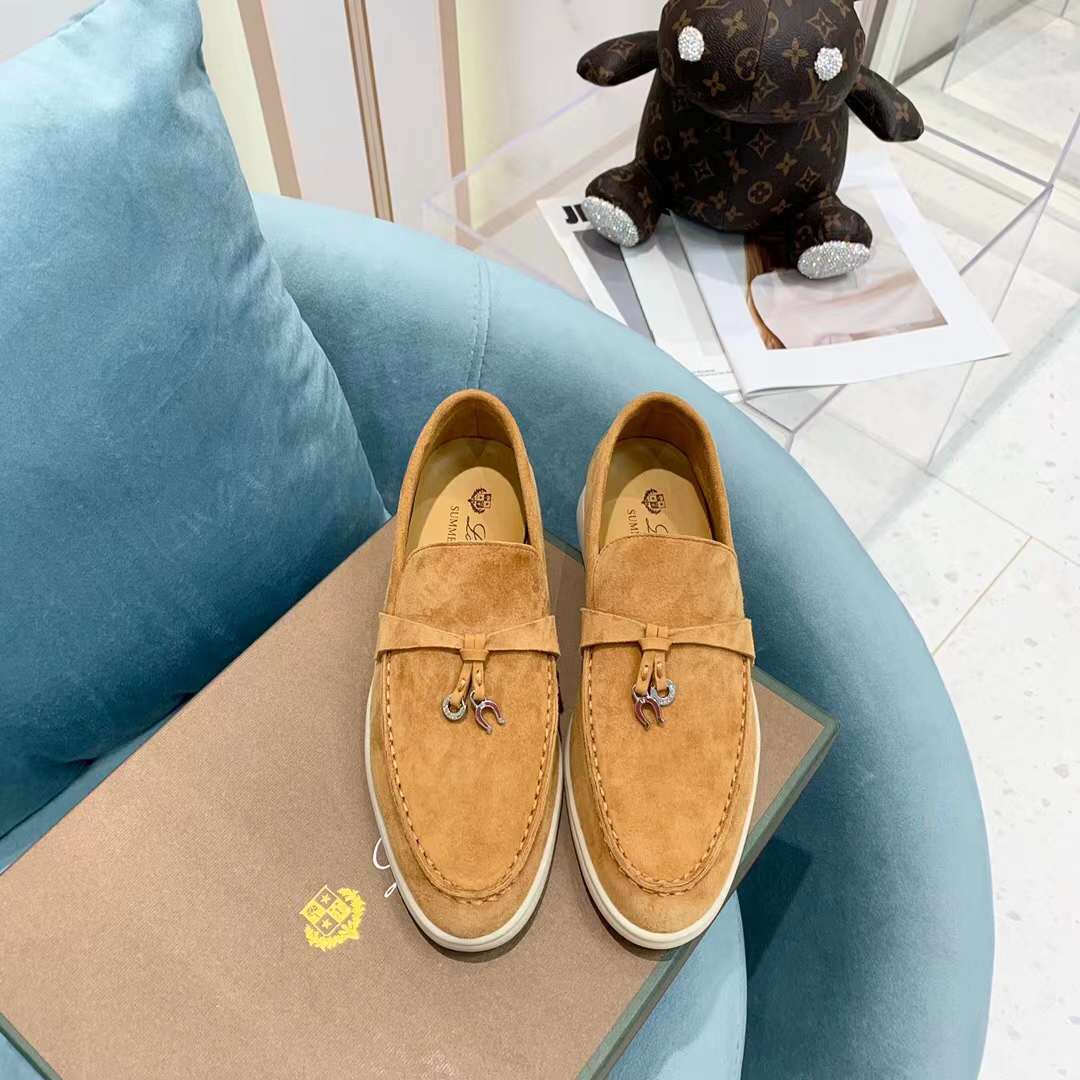 Men Women L*oro P*iana Top Loafer （）