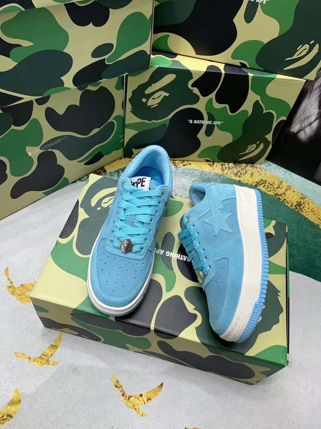 Men Women B*ape sta low Top Sneaker