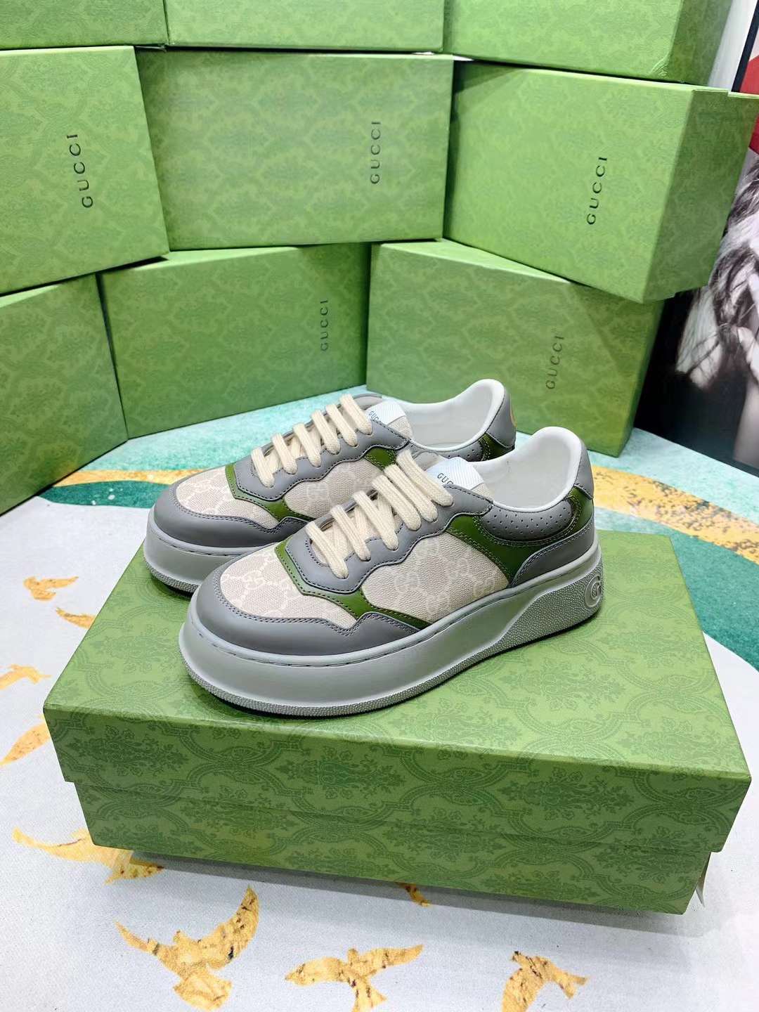 Men Women G*ucci Top Sneaker