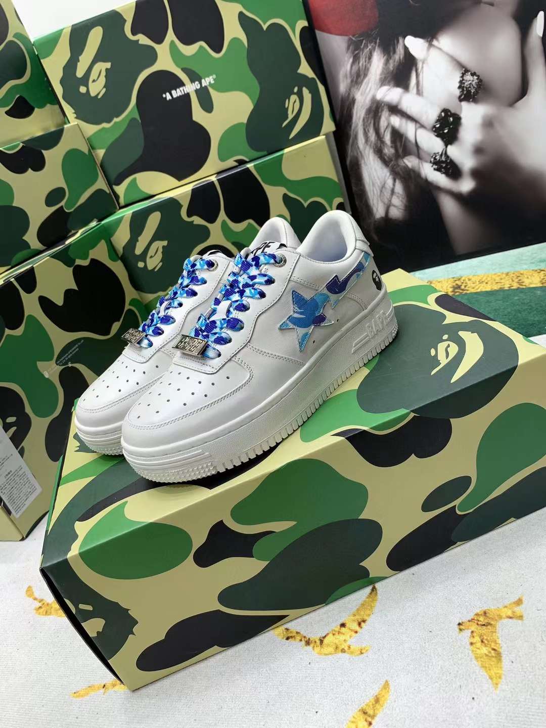 Men Women B*ape sta low Top Sneaker