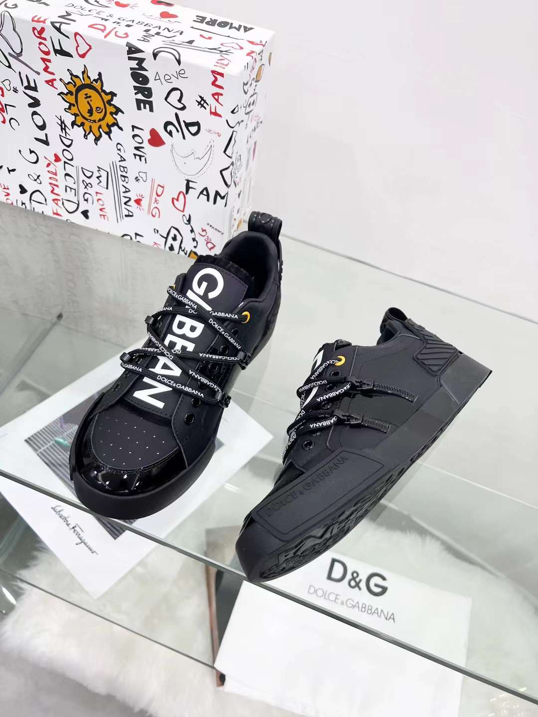 Men Women D*G Top Sneakers