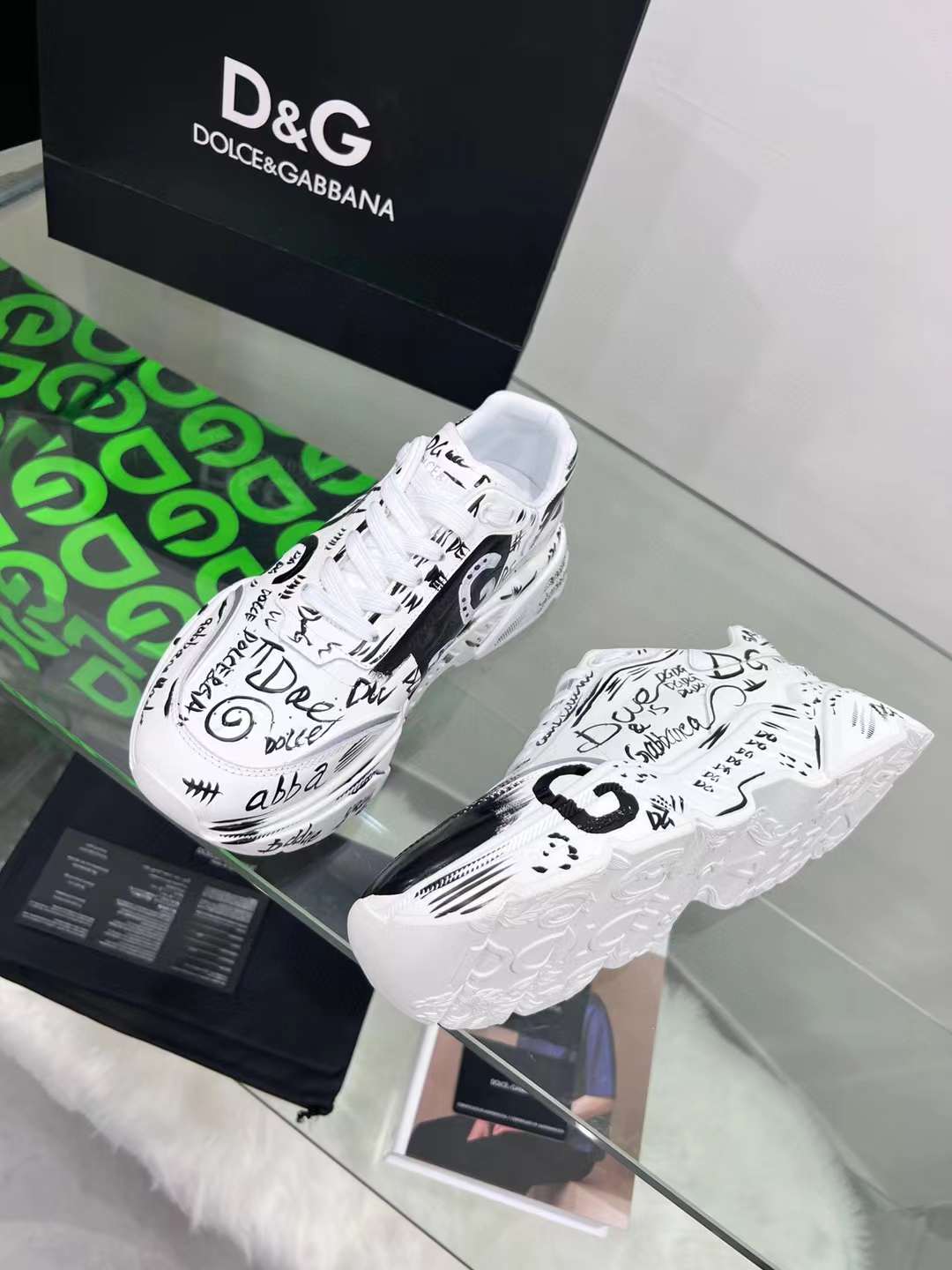 Men Women D*G Top Sneakers