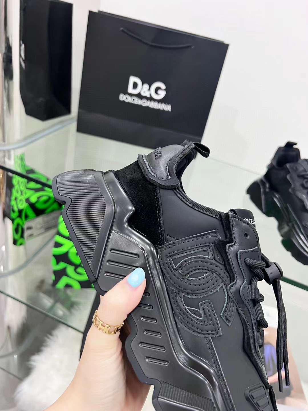 Men Women D*G Top Sneakers