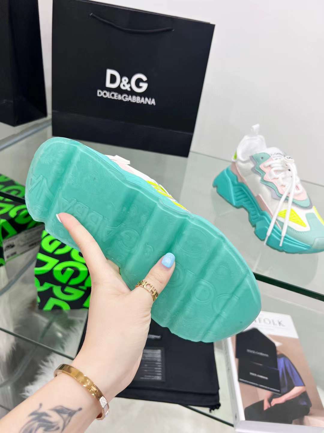 Men Women D*G Top Sneakers