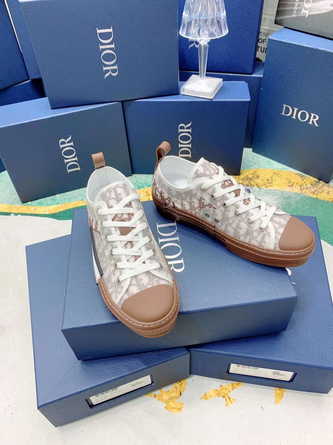 Men Women D*ior Top Sneakers （）