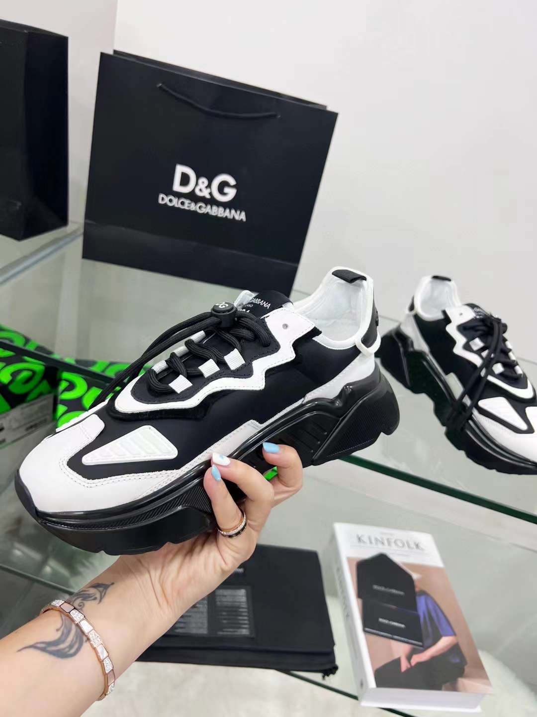 Men Women D*G Top Sneakers