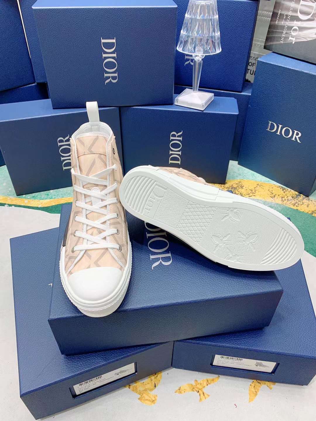 Men Women D*ior Top Sneakers （）