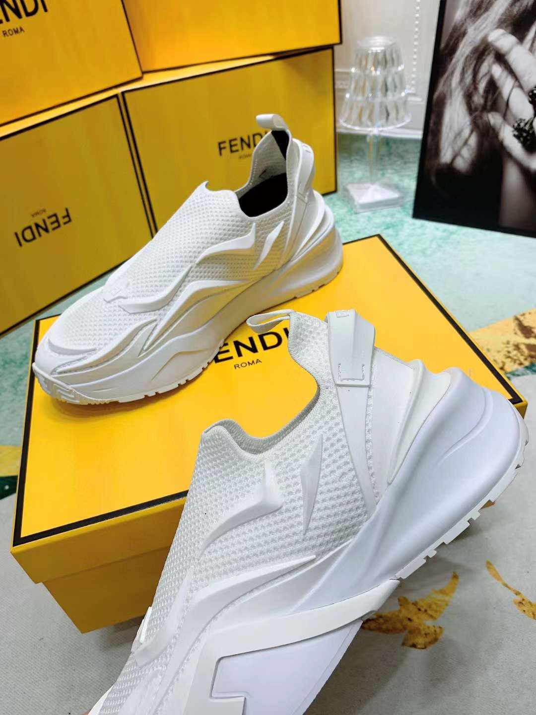 Men Women F*endi Top Sneaker （ ）