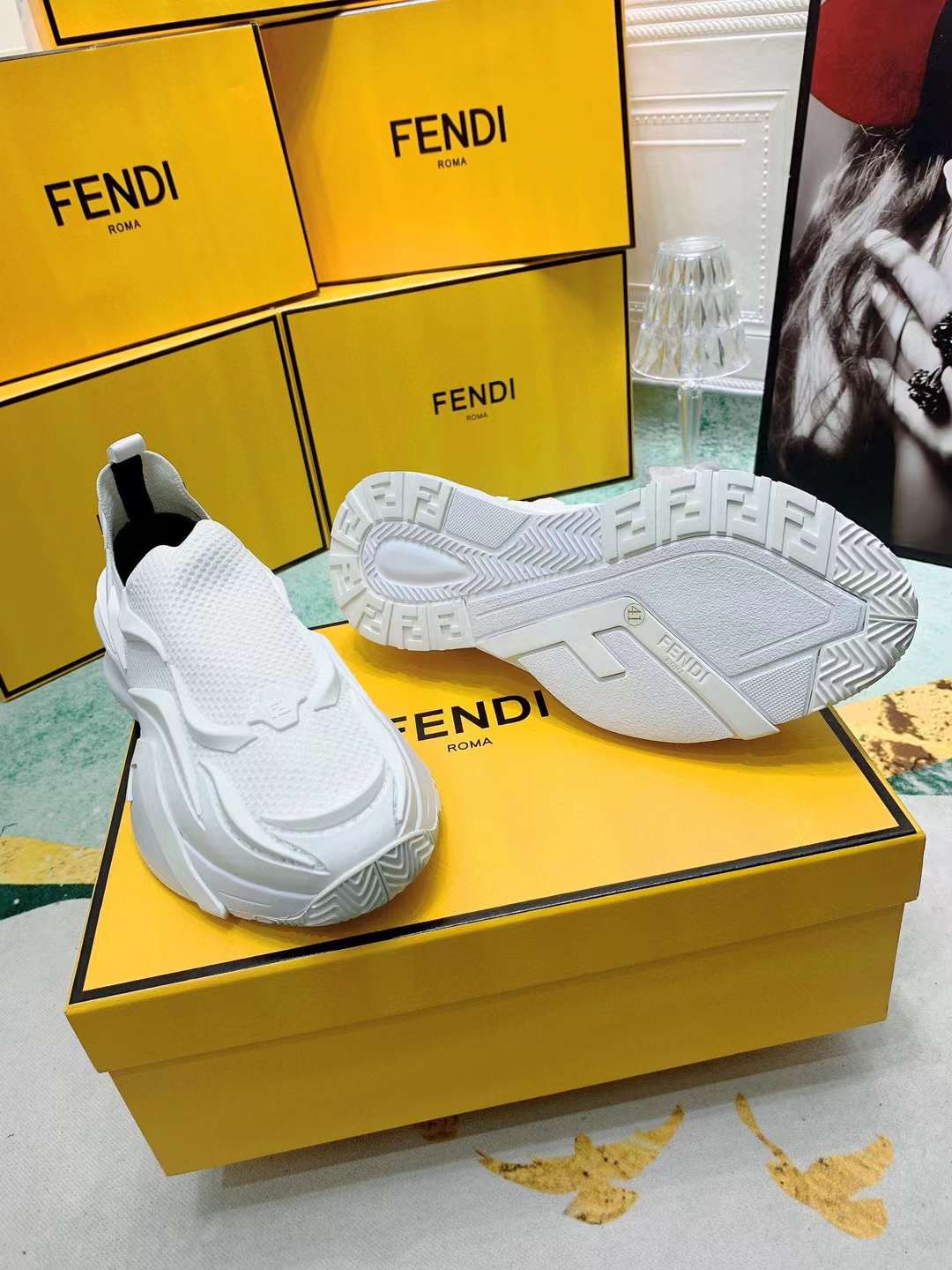 Men Women F*endi Top Sneaker （ ）