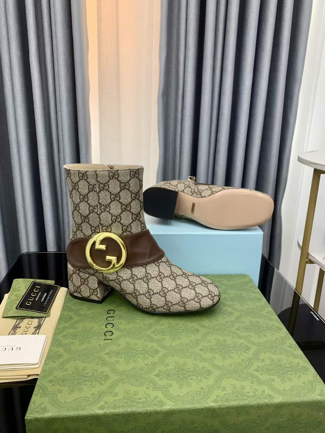 Women G*ucci Top Boots （）