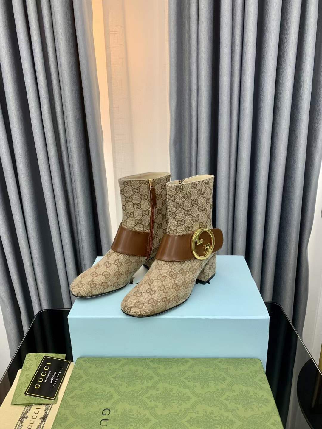 Women G*ucci Top Boots （）