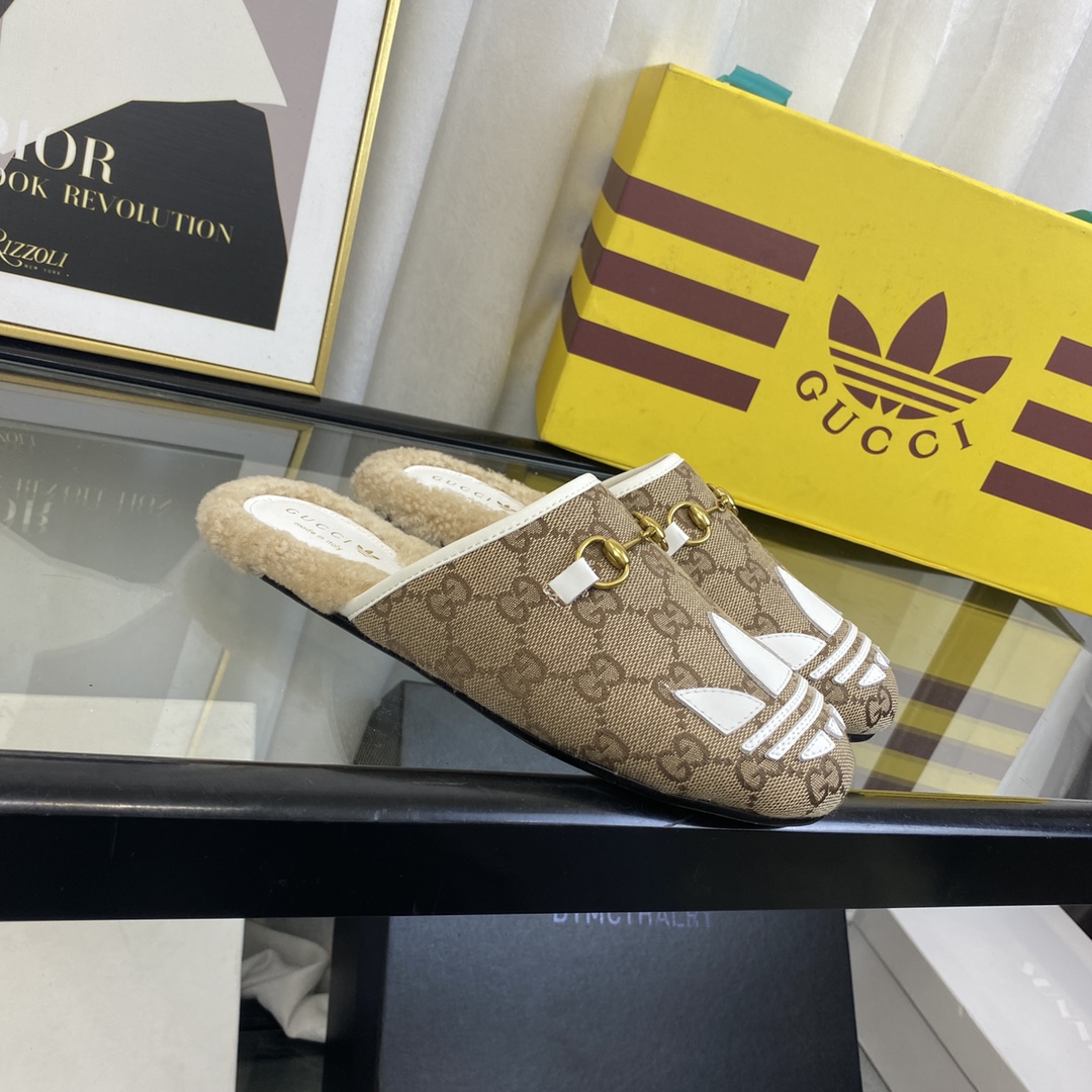 Women G*ucci A*didas Slippers Maikesneakers
