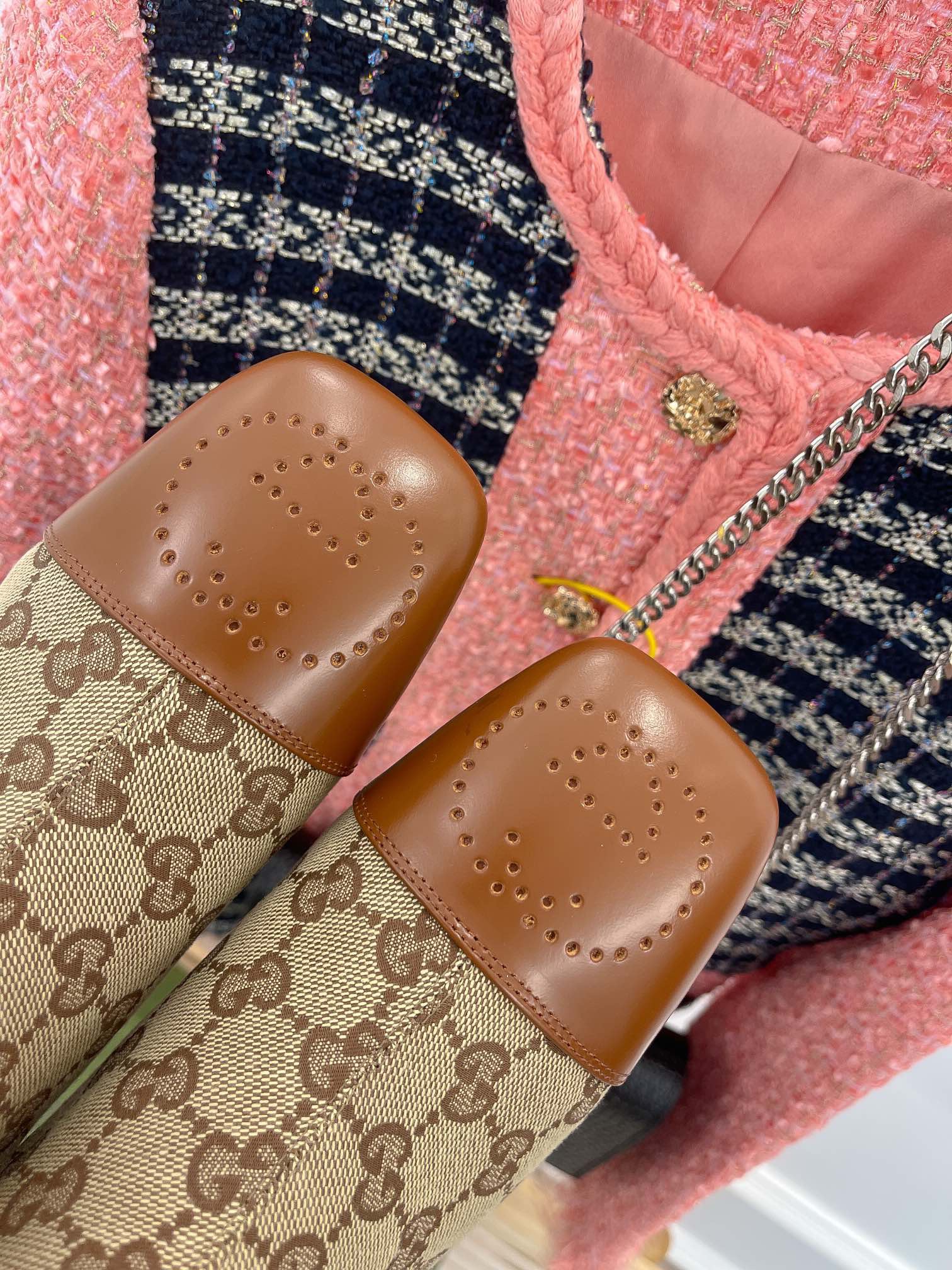 Women G*ucci Top Boots Maikesneakers