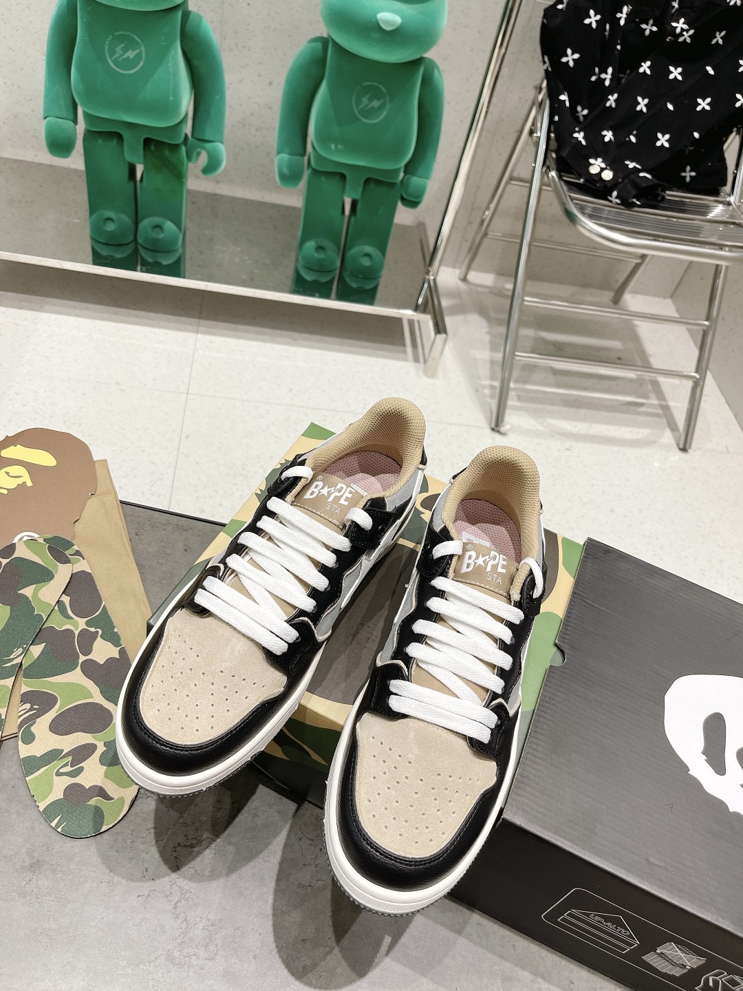 Men Women B*ape sta low Top Sneaker