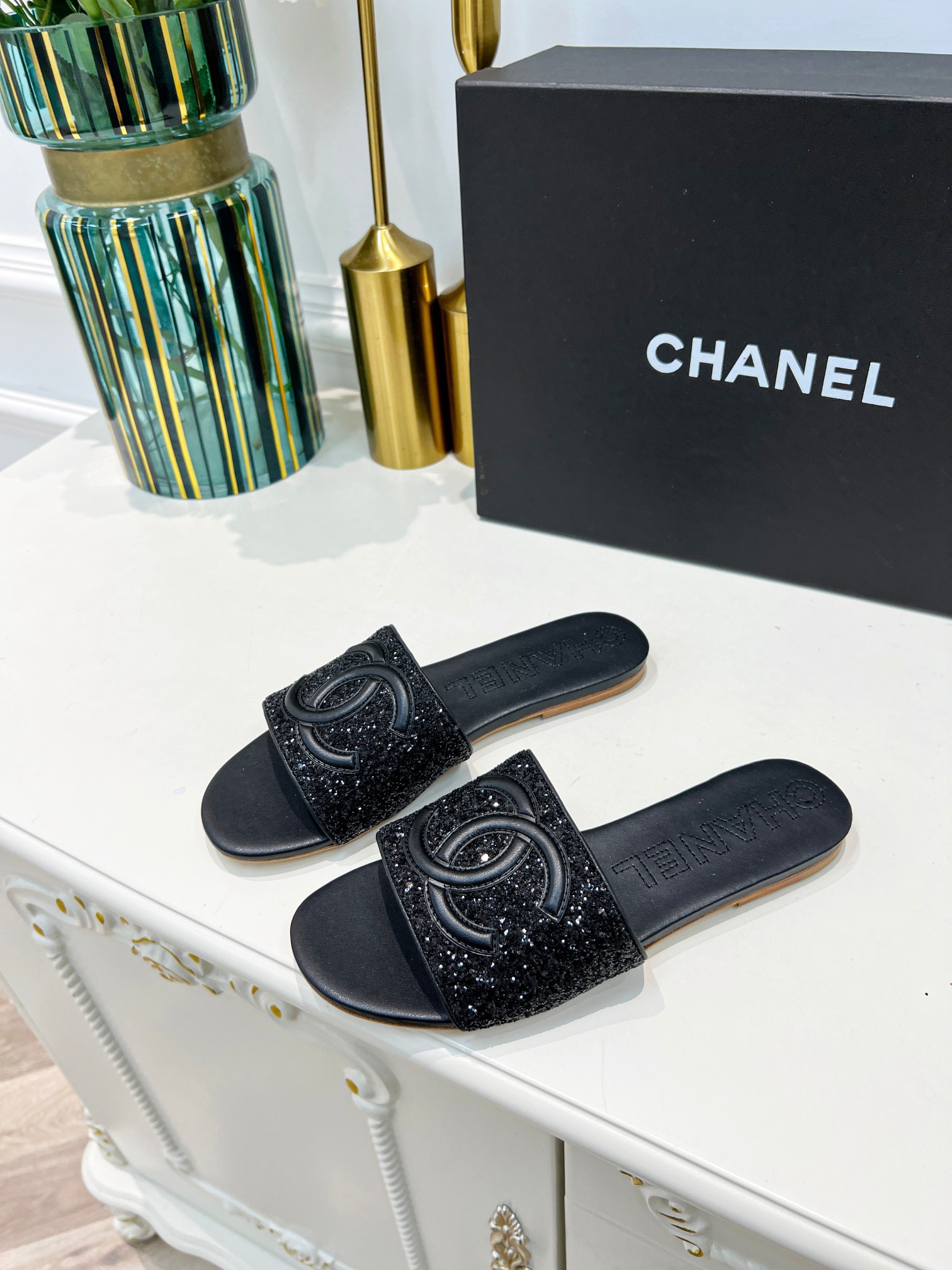 Women C*hanel Top Sandals