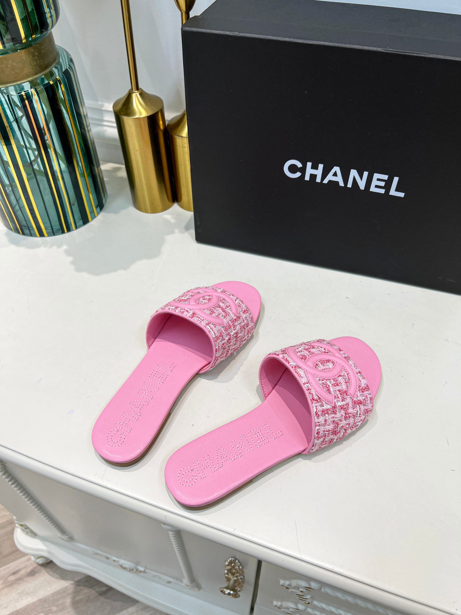 Women C*hanel Top Sandals